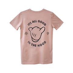 ITS ALL GOOD BIG BOYS SMALL PRINT TEE BEIGE